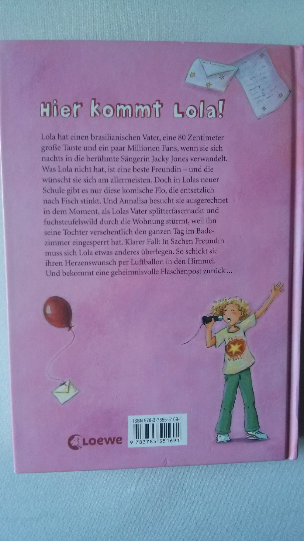 Hier kommt Lola, Mädchenbuch, Loewe Verlag