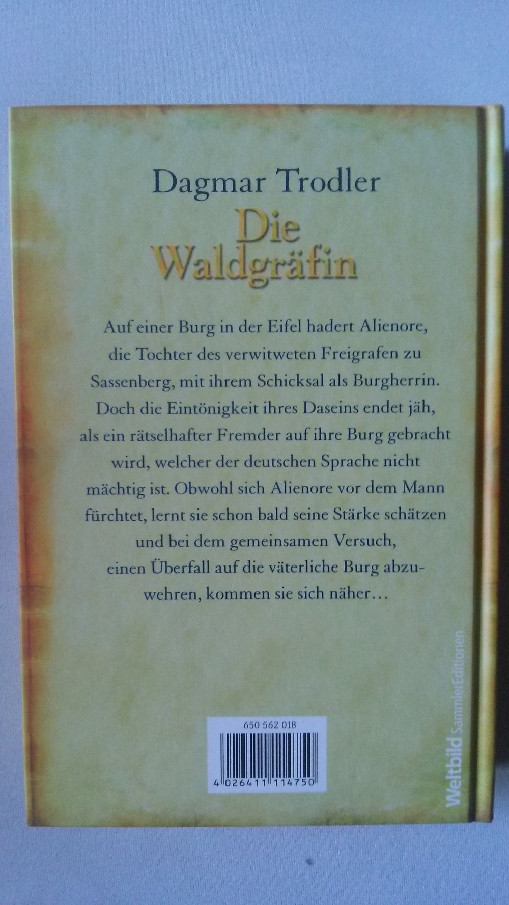 Die Waldgräfin, Roman, Mittelalter, Historisch