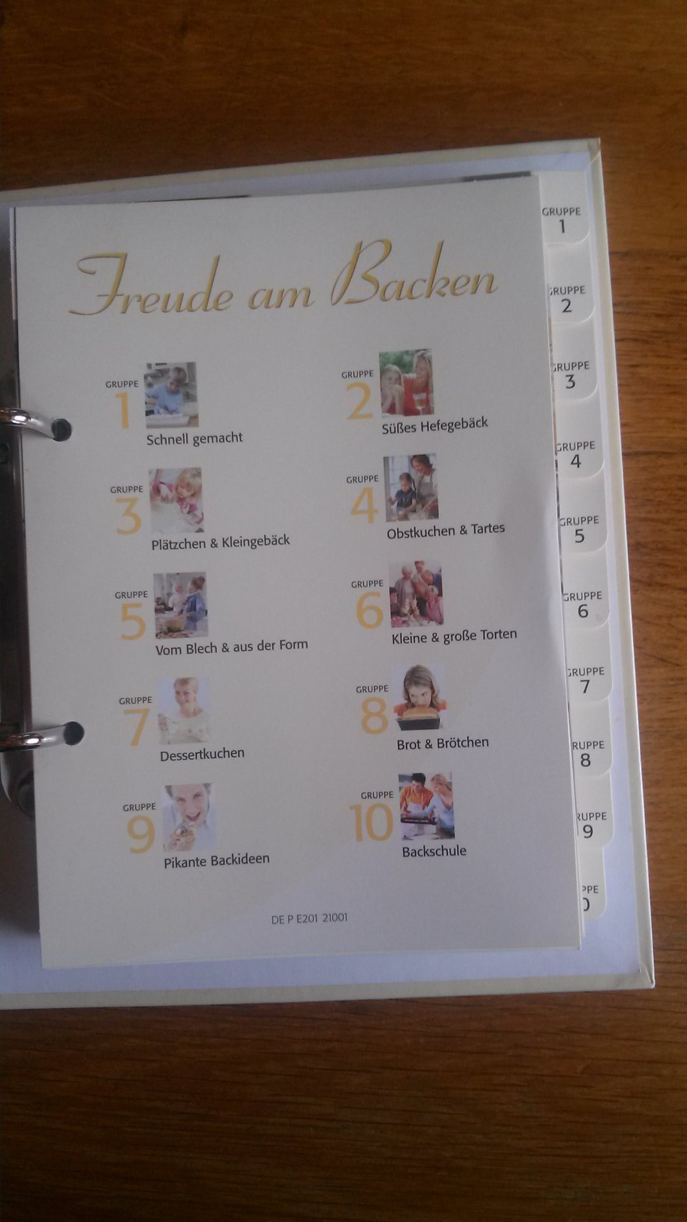 Freude am  Backen, Rezepte, Küche, Ordner