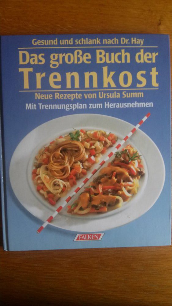 Rezepte, Kochen, Trennkost, Ursula Summ, abnehmen, fit, Buch der Trennkost