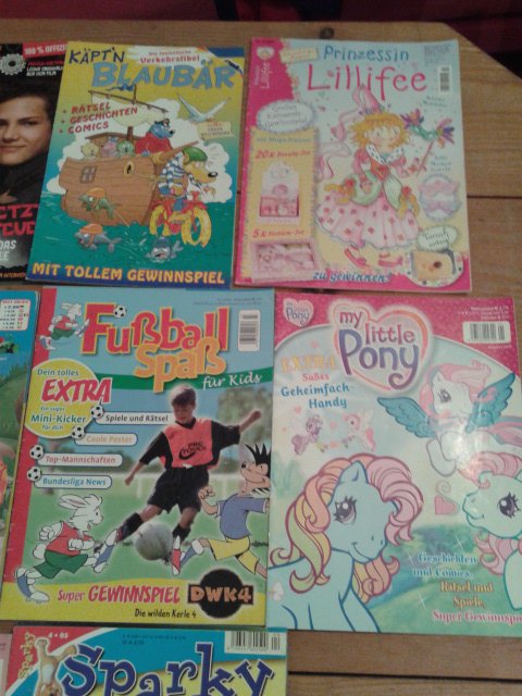 verschiedene Zeitschriften, Mädchen, Jungs, Basteln, lesen, gegen Porto zu verschenken:)