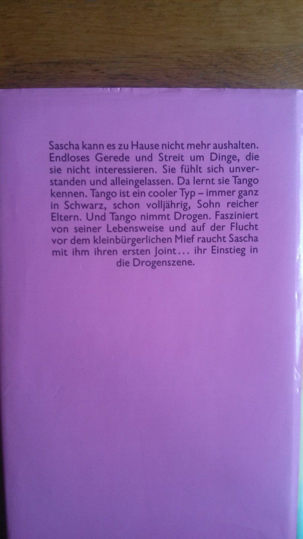 Saschas Sehnsucht, Jugendbuch, Drogen,Roman