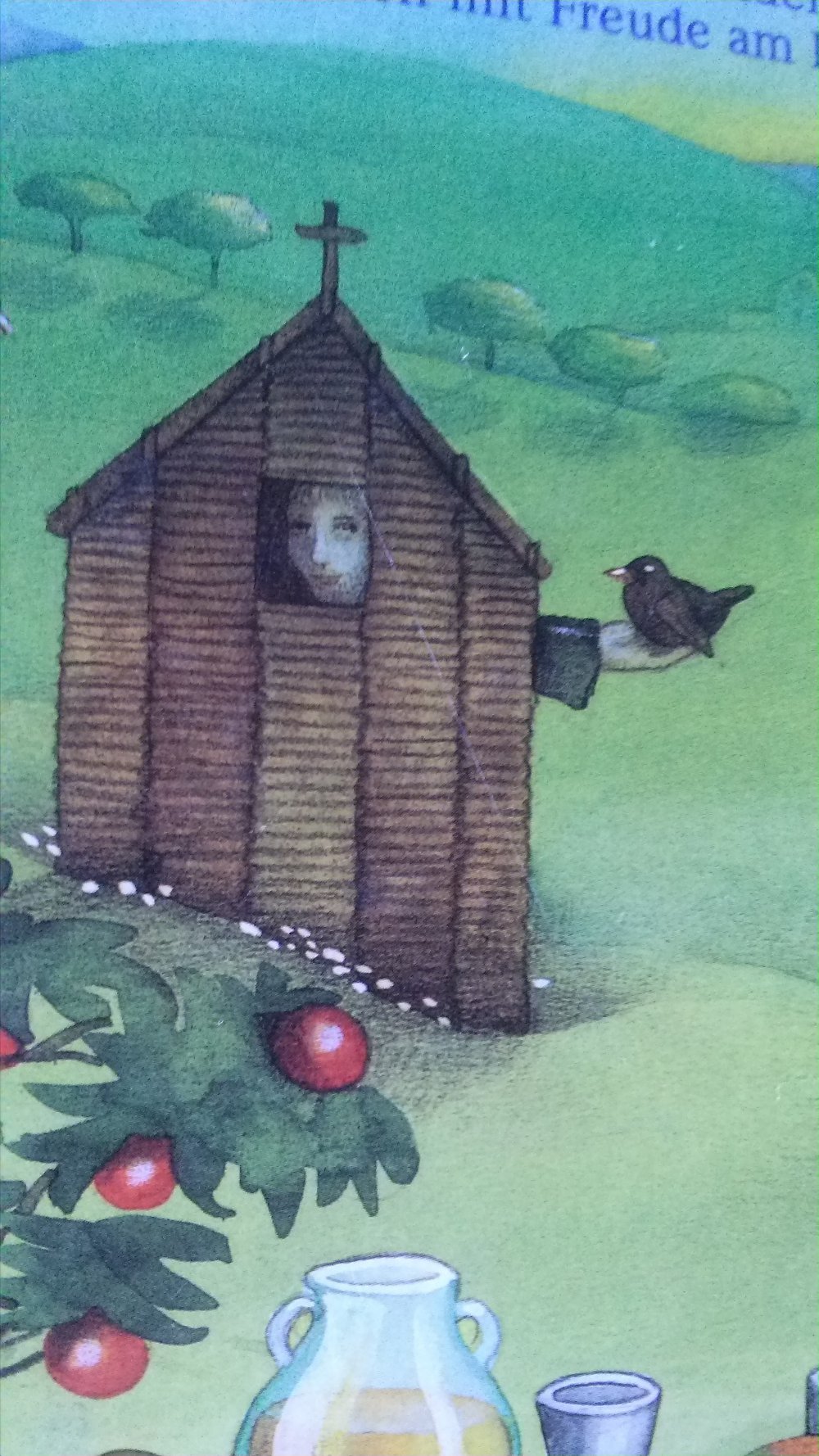 Der Meister, der Träume schicken konnte, Heiligenlegenden, Kommunion, Geschenk