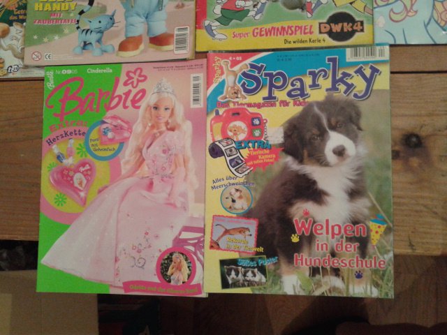 verschiedene Zeitschriften, Mädchen, Jungs, Basteln, lesen, gegen Porto zu verschenken:)