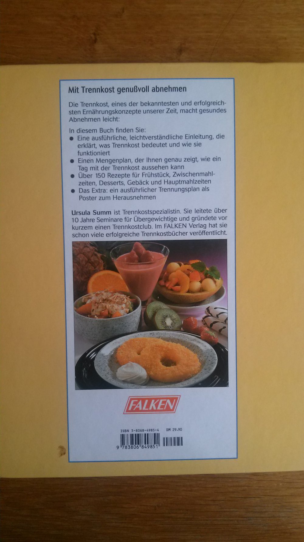 Rezepte, Kochen, Trennkost, Ursula Summ, abnehmen, fit