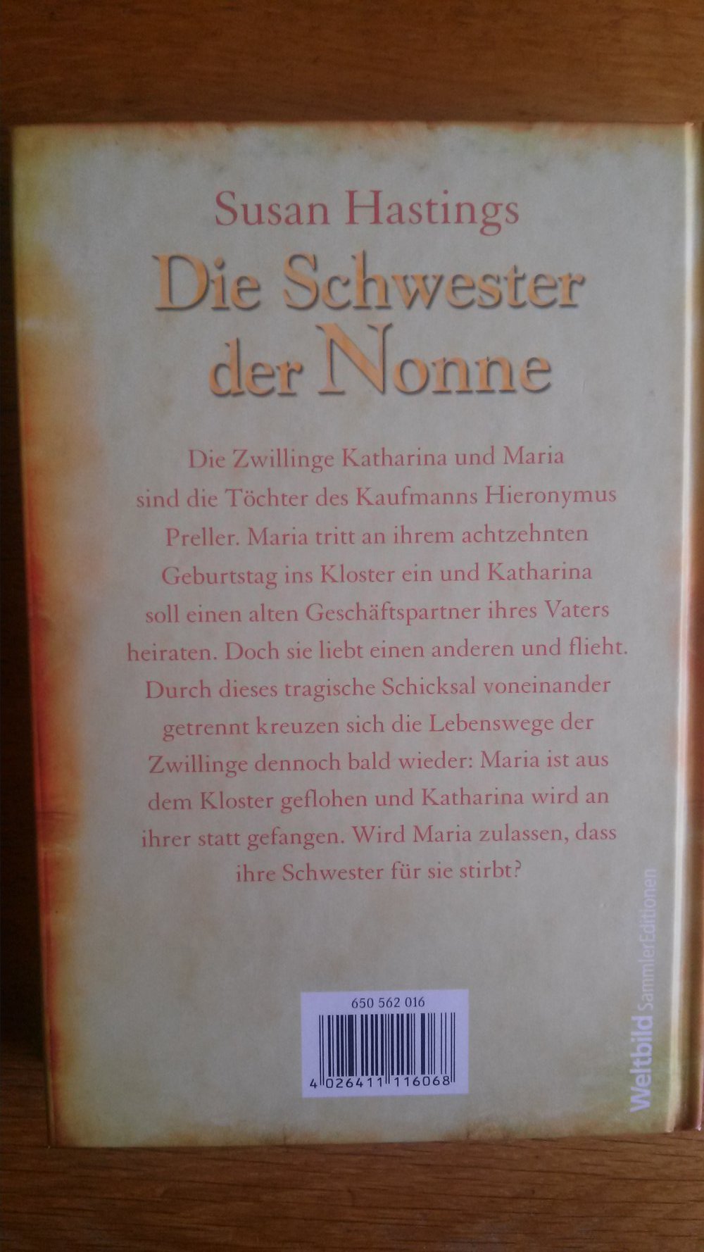 Die Schwester der Nonne, Roman, Mittelalter, Historisch, Weltbild