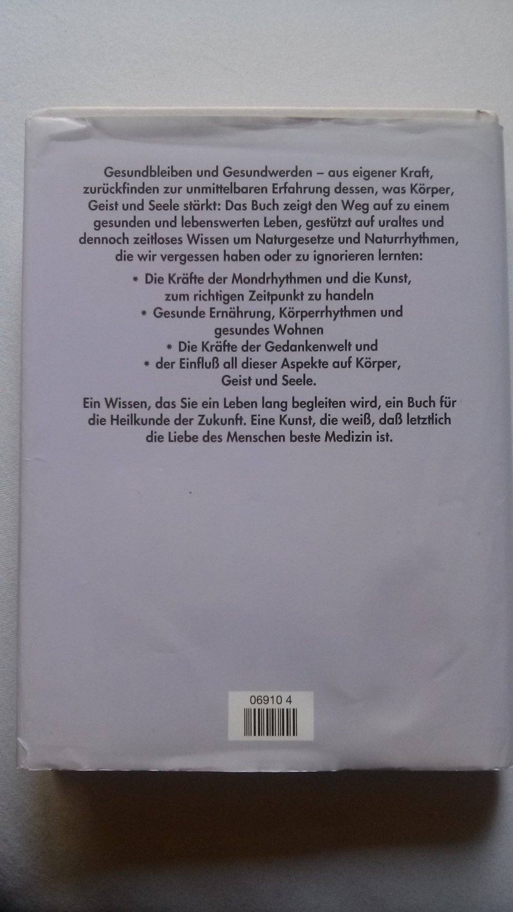 Gesundsein, Mond, Aus eigener Kraft, Mondrhythmus