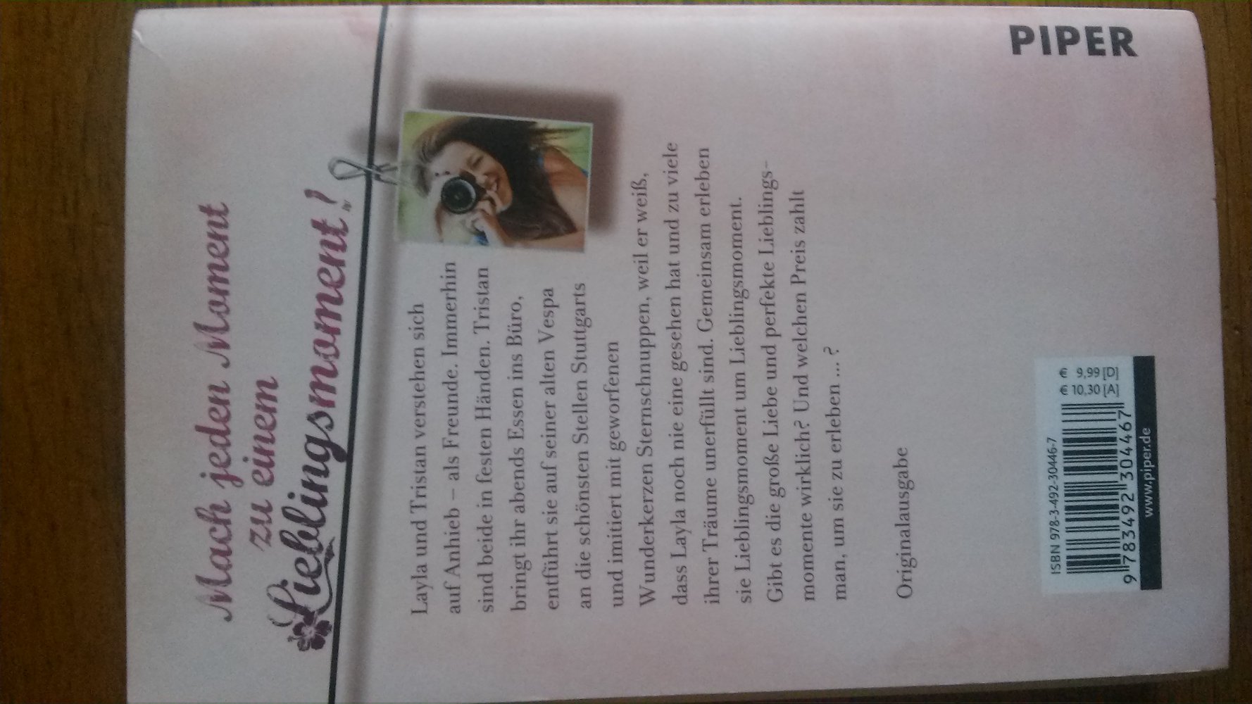 Lieblingsmomente, Buch, Roman, Liebe