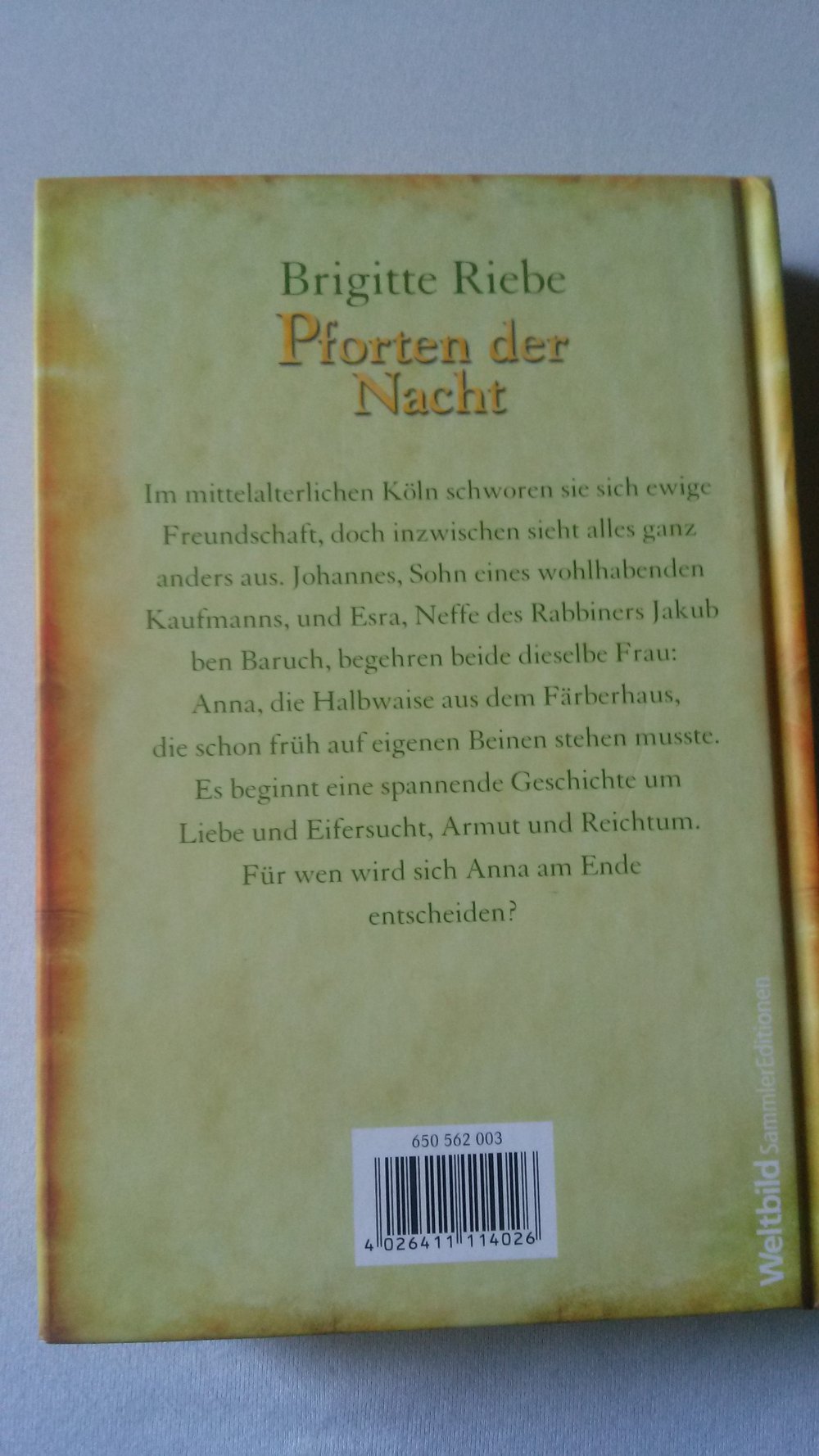 Pforten der Nacht, Roman, Mittelalter, Historisch, Weltbild