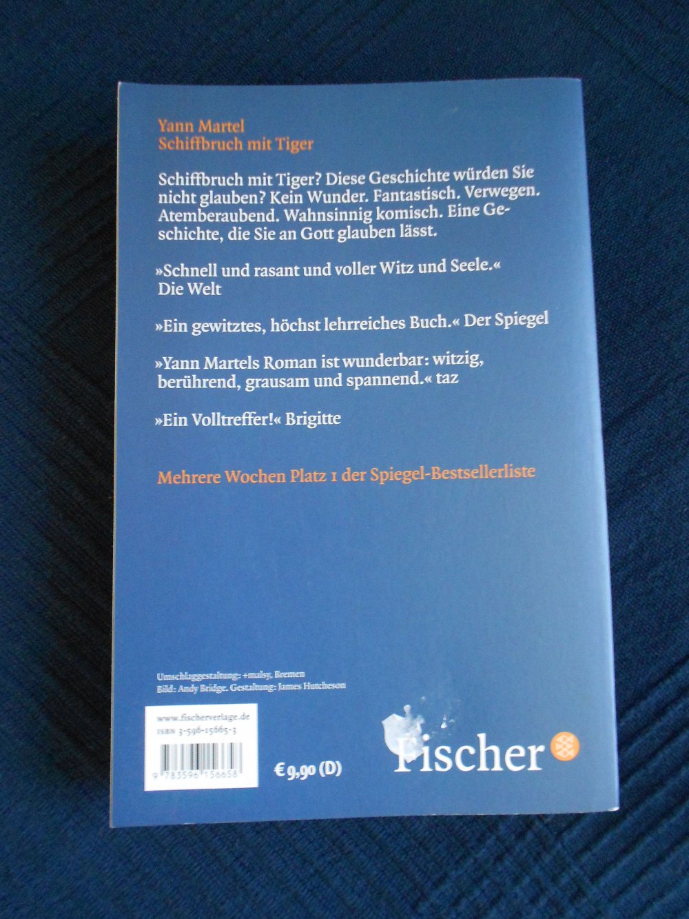 Taschenbuch Schiffbruch mit Tiger - Yann Martel