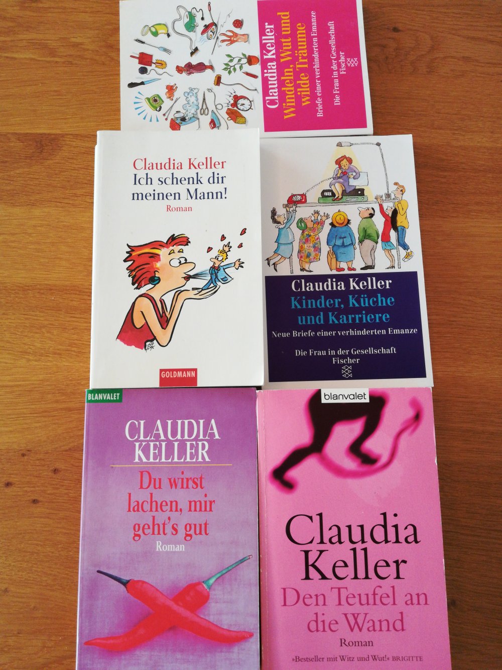 Bücherpaket Claudia Keller Frauenliteratur Humor