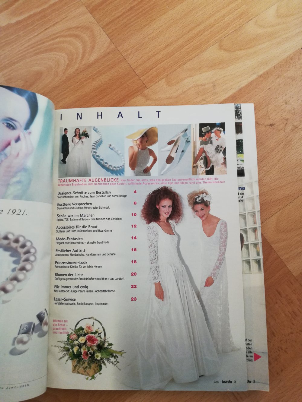 Alte Burda Zeitschrift 90er Jahre mit Nähjounal / Schnittmuster /Schnittbögen