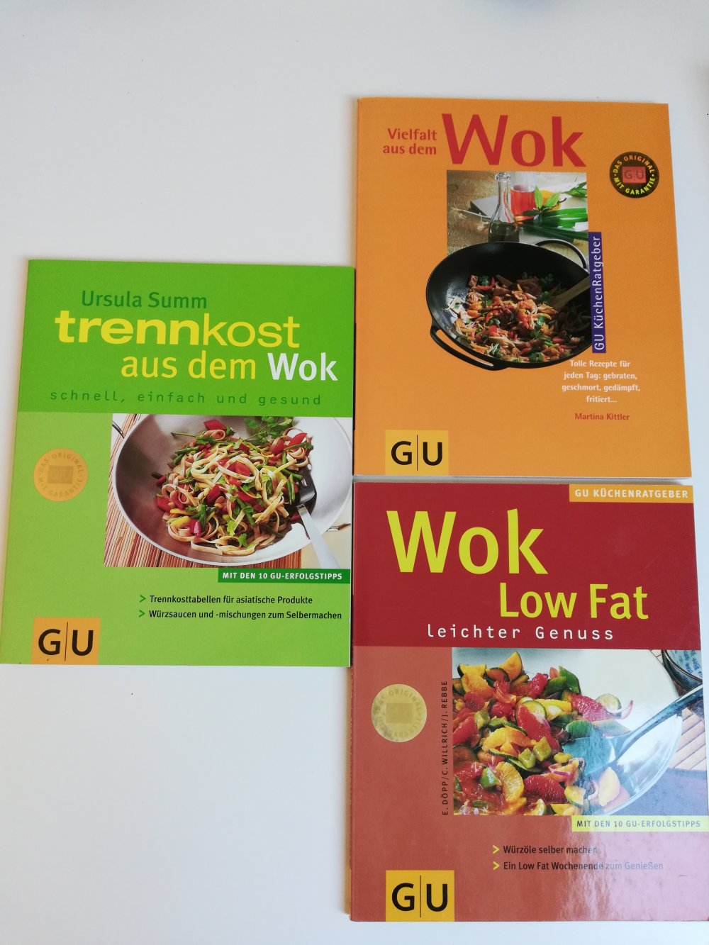 Bücherpaket 3er Pack Wok Asia Kochbücher von GU