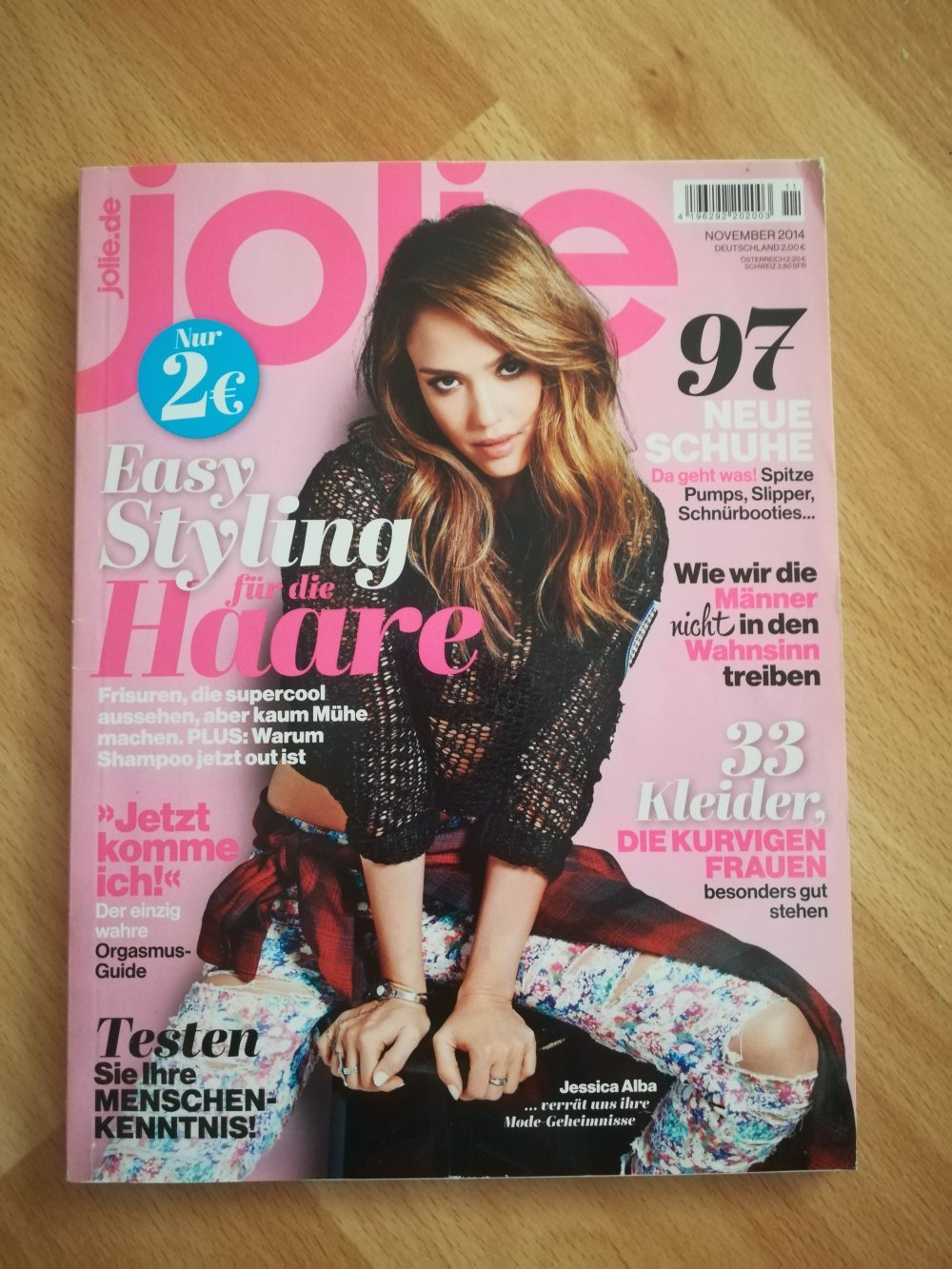 Jolie Frauenzeitschrift Ausgabe November 2014 