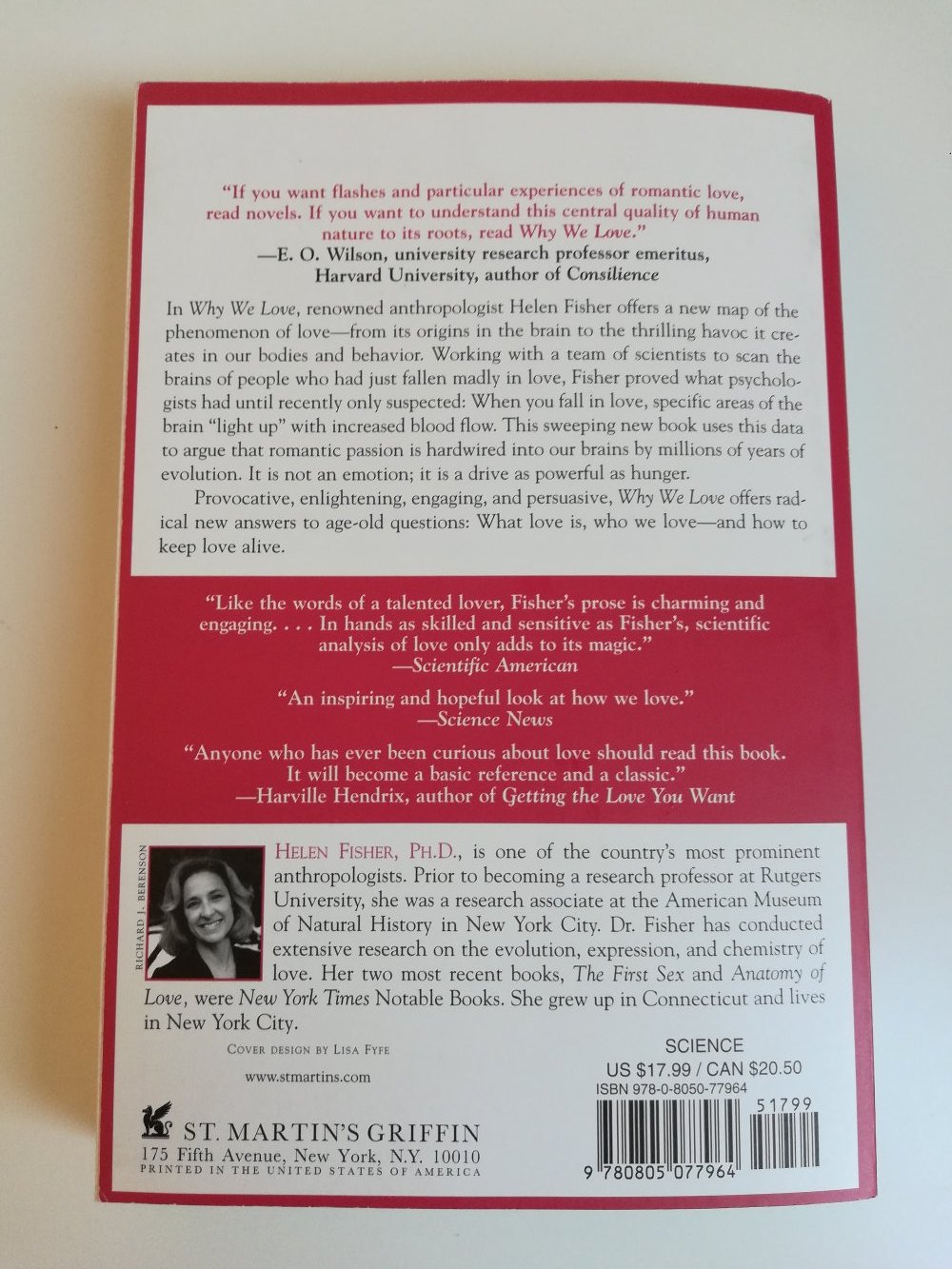 Why we love by Helen Fisher