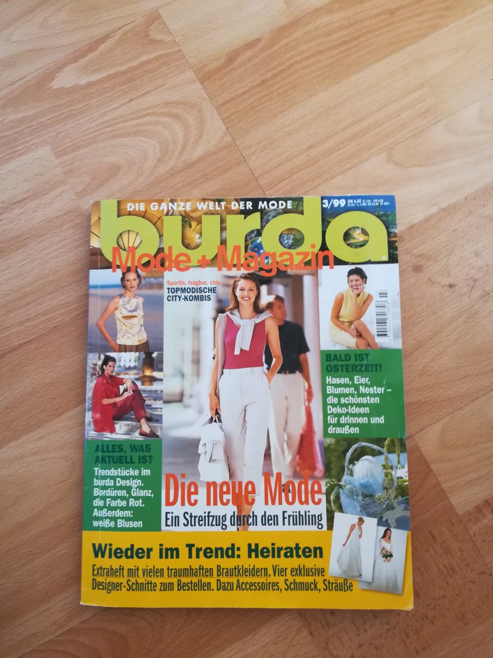 Burda Zeitschrift Ausgabe 03 / 1999 mit Brautmode