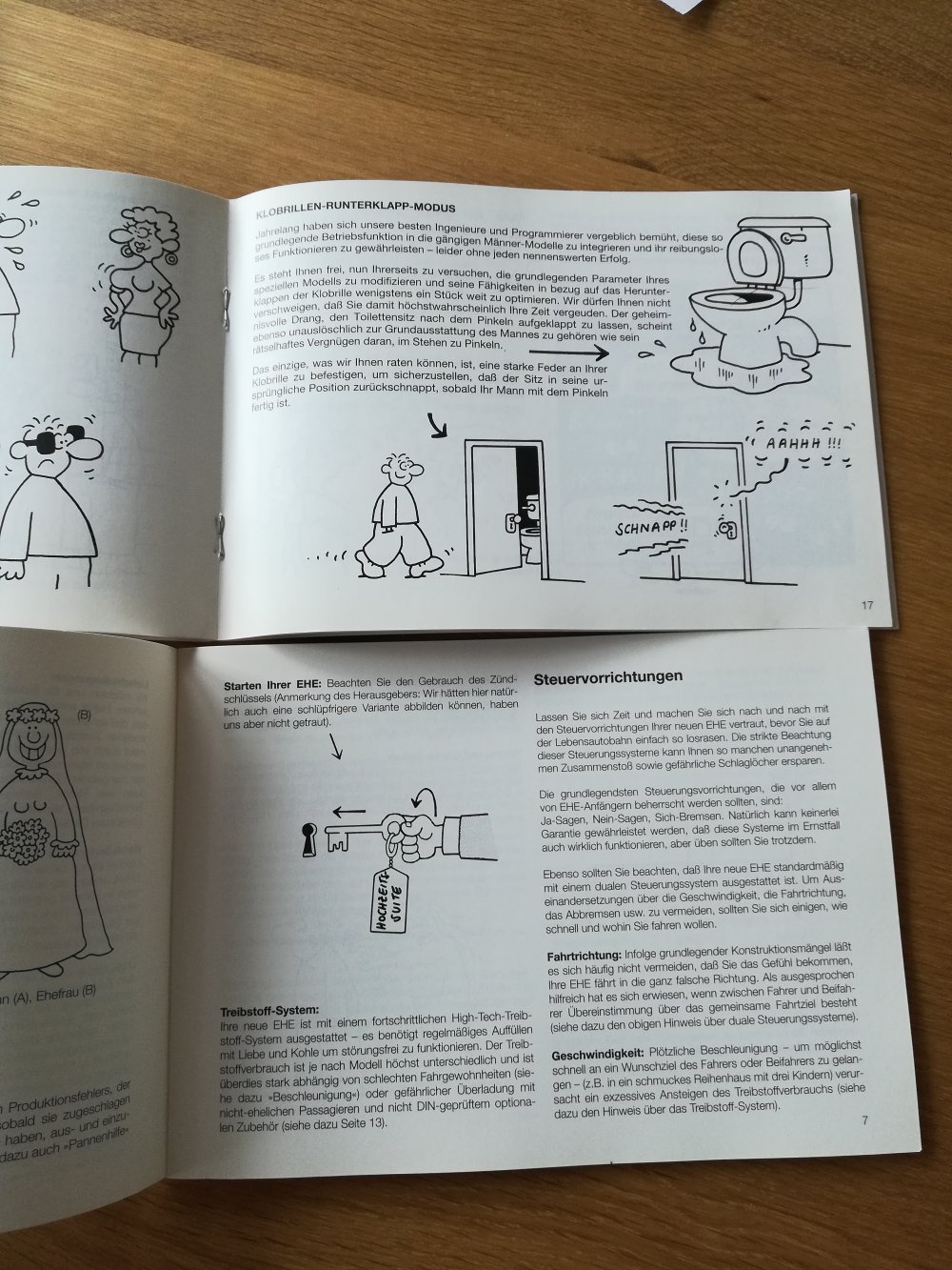 Lustige Comics zur Ehe / Heirat 