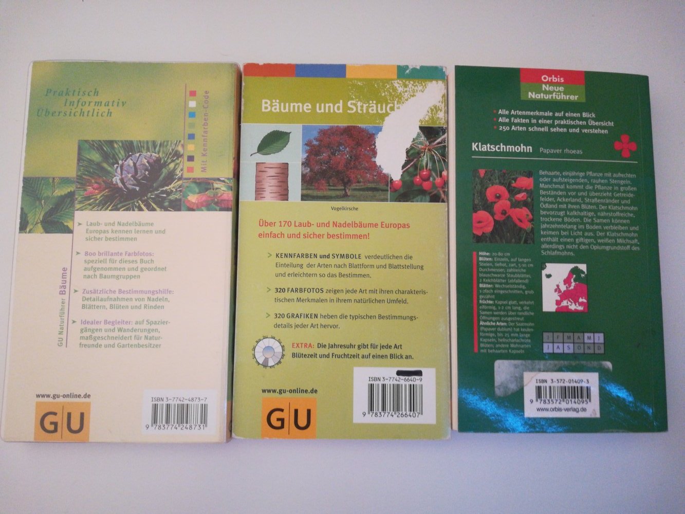 Bücherpaket Bäume und Sträucher Lexika GU Botanik