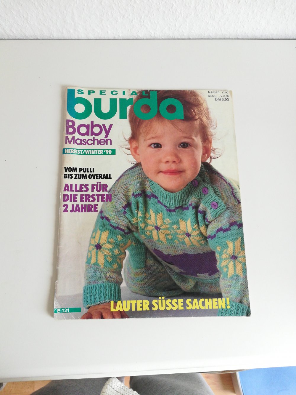 Burda baby Ausgabe 1990 Vintage Mode 