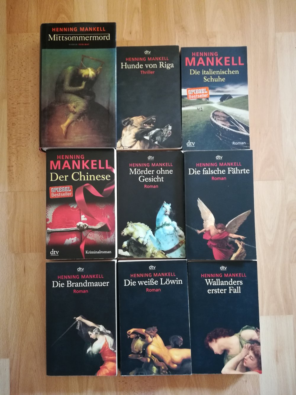 Henning Mankell Bücherpaket 9 Dtv Krimis