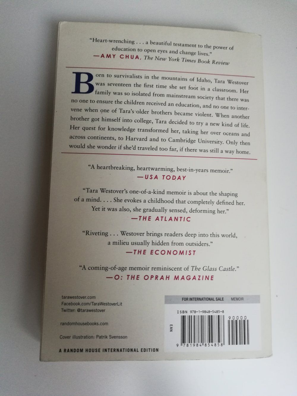 Educated by Tara Westover 