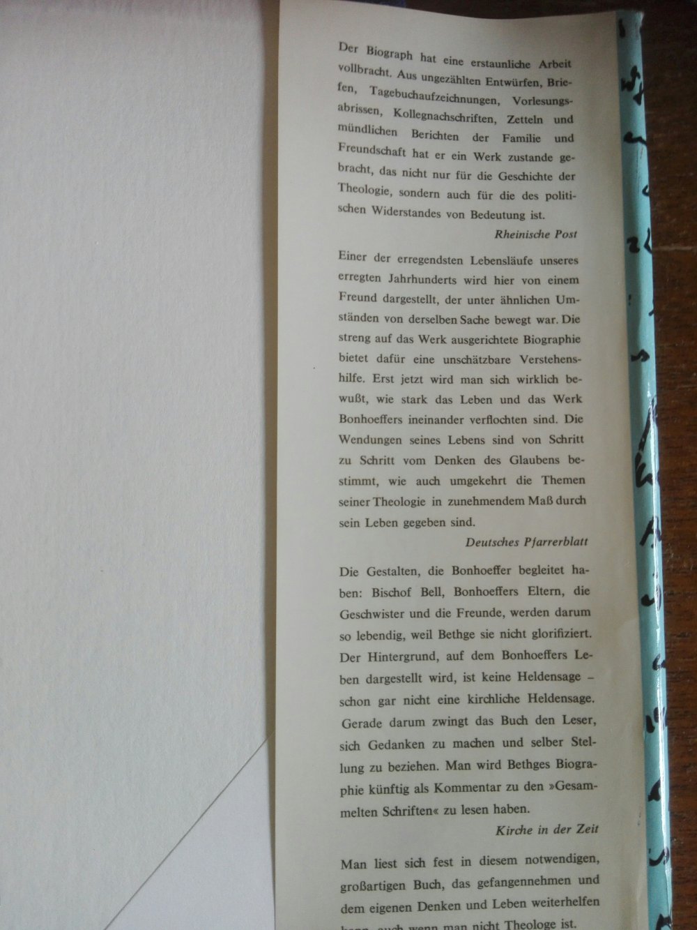 Eberhart Bethge, Dietrich Bonhoeffer