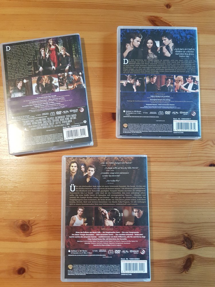 DVD Vampire Diaries Staffel 1 - 3