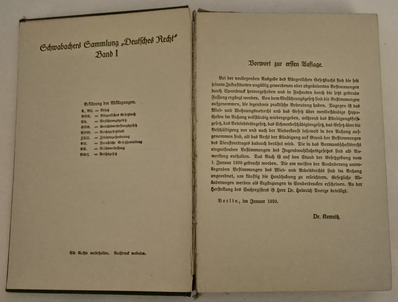 Bürgerliches Gesetzbuch nebst Ergänzungsgesetzen bis 1931