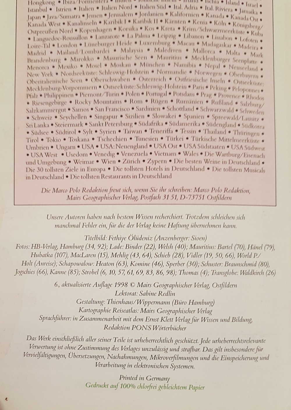 Marco Polo Reiseführer Türkische Mittelmeerküste