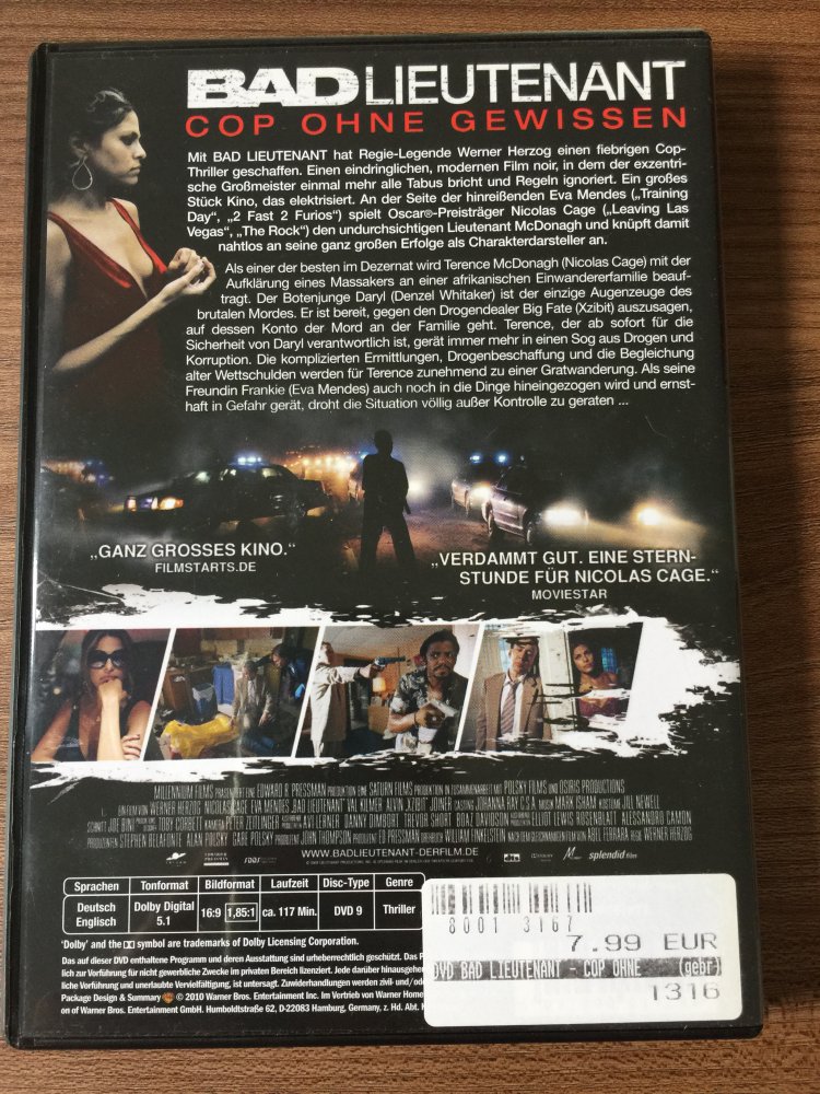 Bad Lieutenant - Cop ohne Gewissen