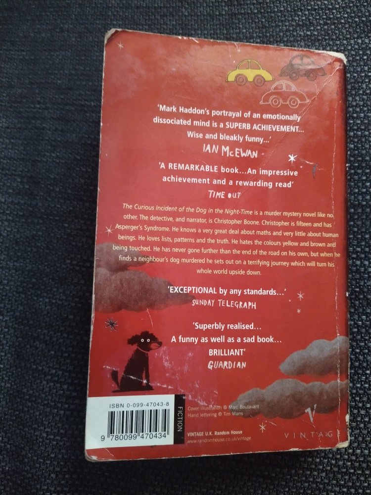 Buch The Curious Incident.. von Mark Haddon