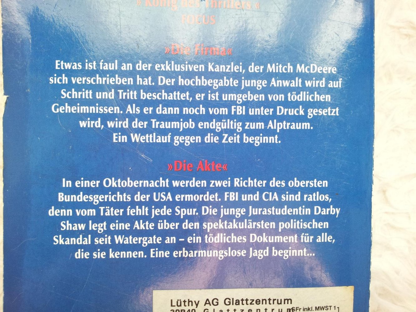 John Grisham: Die Firma + Die Akte - Doppelband (Taschenbuch)