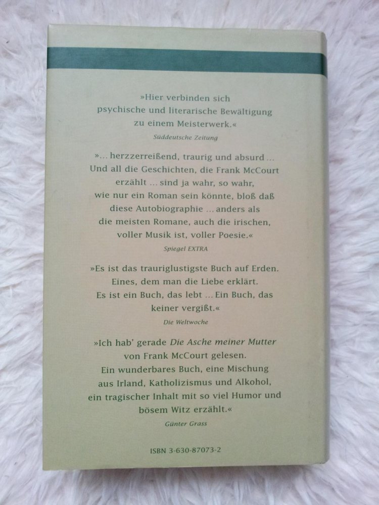 Frank McCourt: Die Asche meiner Mutter (gebunden)