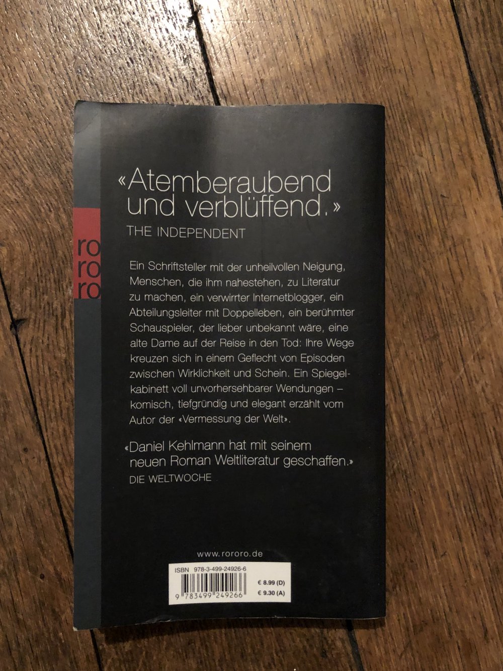 ruhm ein Roman in neun geschichten