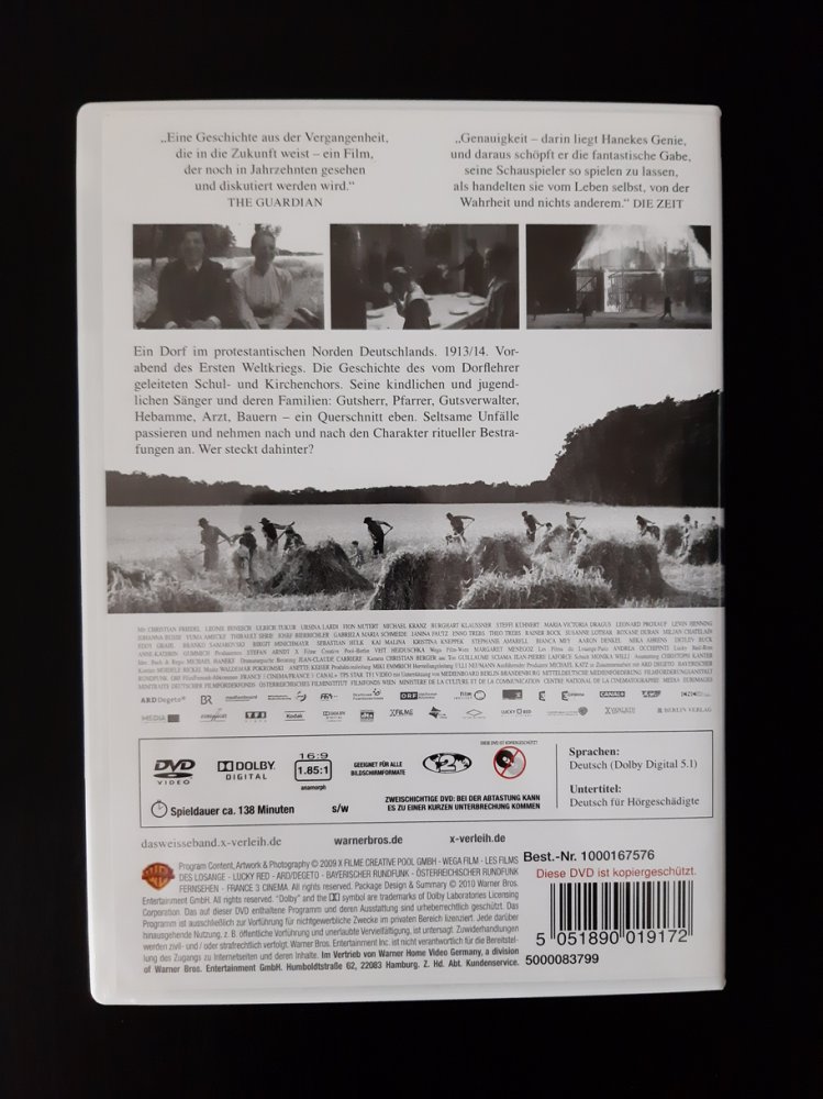 Das weiße Band - Eine deutsche Kindergeschichte DVD Michael Haneke