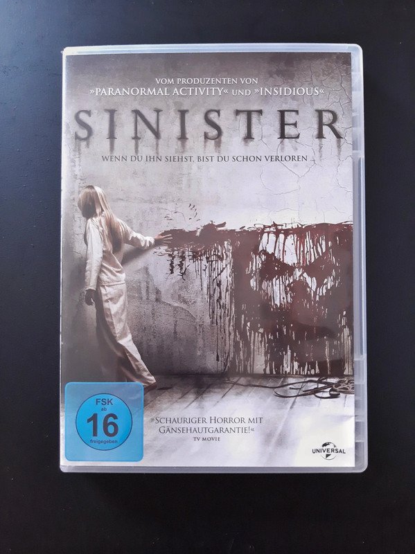 Sinister (2012) DVD | Horror | Scott Derrickson | Ethan Hawke