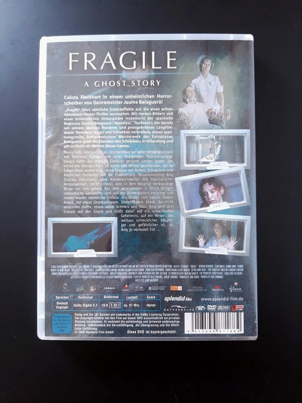 Fragile – A Ghost Story (2005) DVD | Horror | Jaume Balagueró | Calista Flockhart | Richard Roxburgh