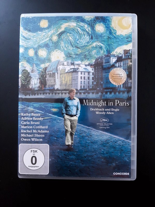 Midnight in Paris (2011) DVD | Romantic Comedy | Woody Allen | Owen Wilson | Marion Cotillard 