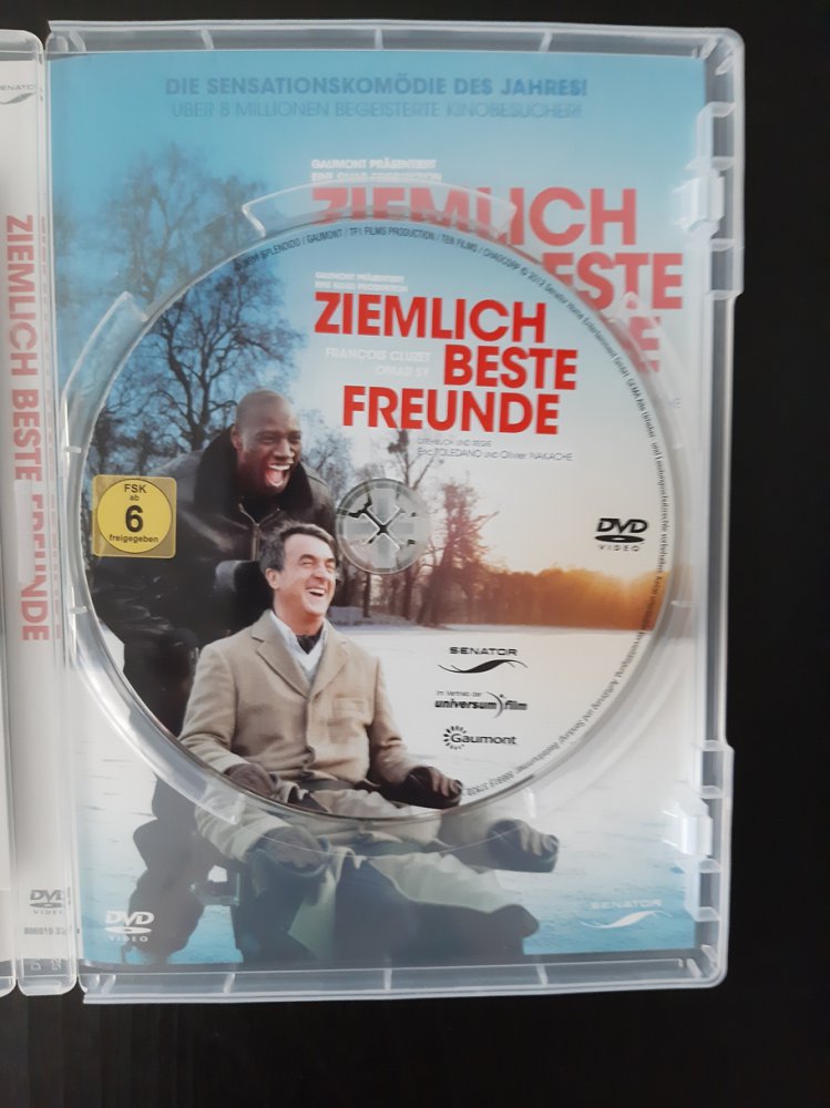 Ziemlich beste Freunde DVD | Komödie | Französisches Kino | Buddy Movie