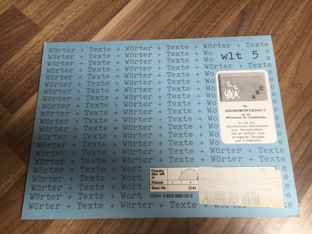Wortlisten wlt 5. Schuljahr 