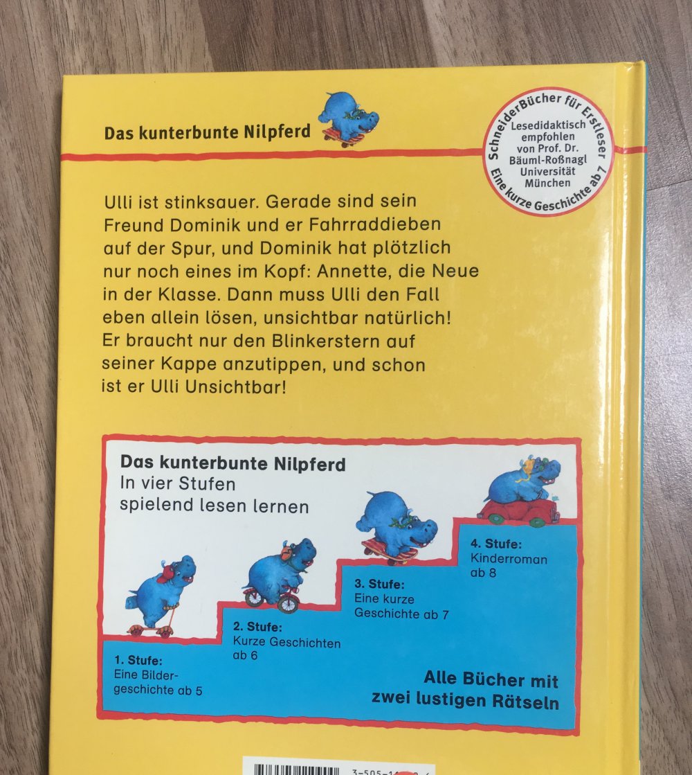 Ulli Unsichtbar und die Fahrraddiebe