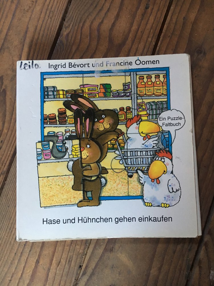 Hase und Hühnchen gehen einkaufen
