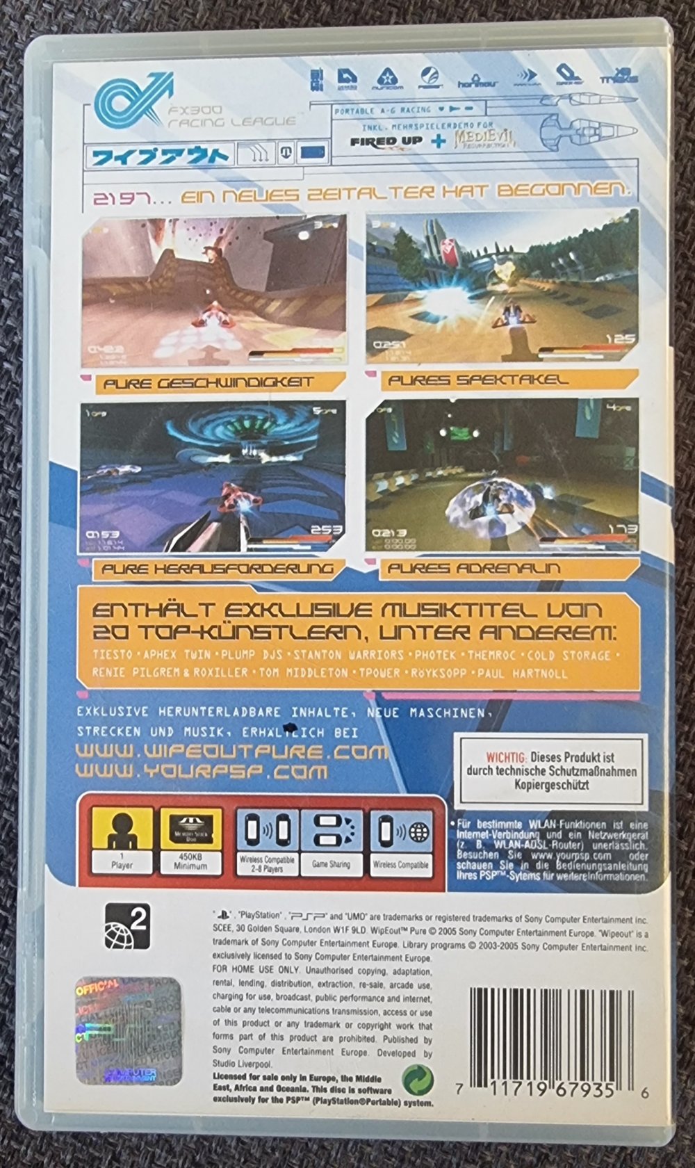 WipeOut: Pure PSP Spiel