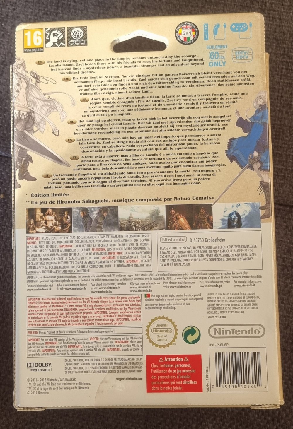 The Last Story Limited Edition- Wii - Sammlerstück