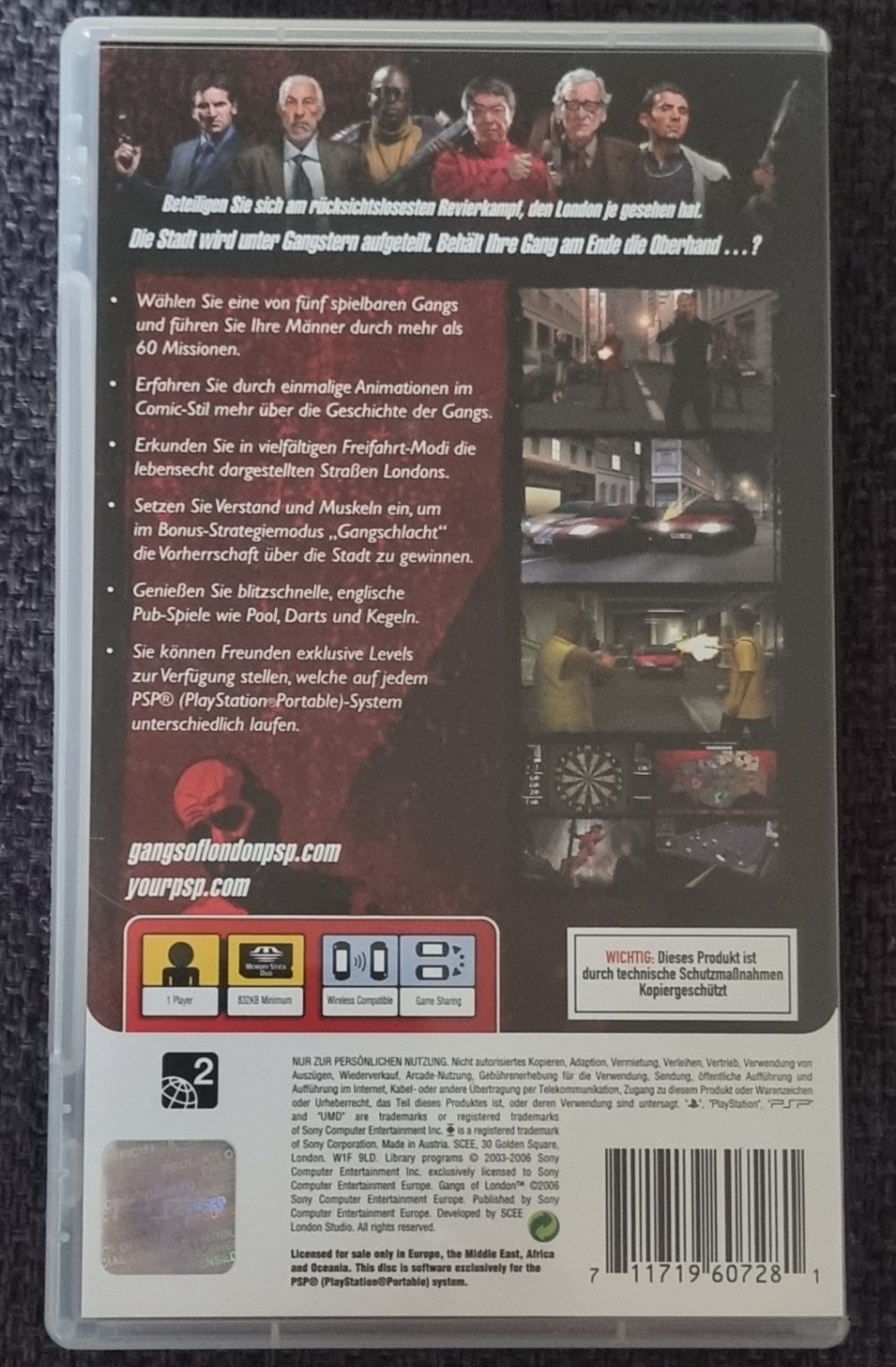 Gangs of London - PSP Spiel