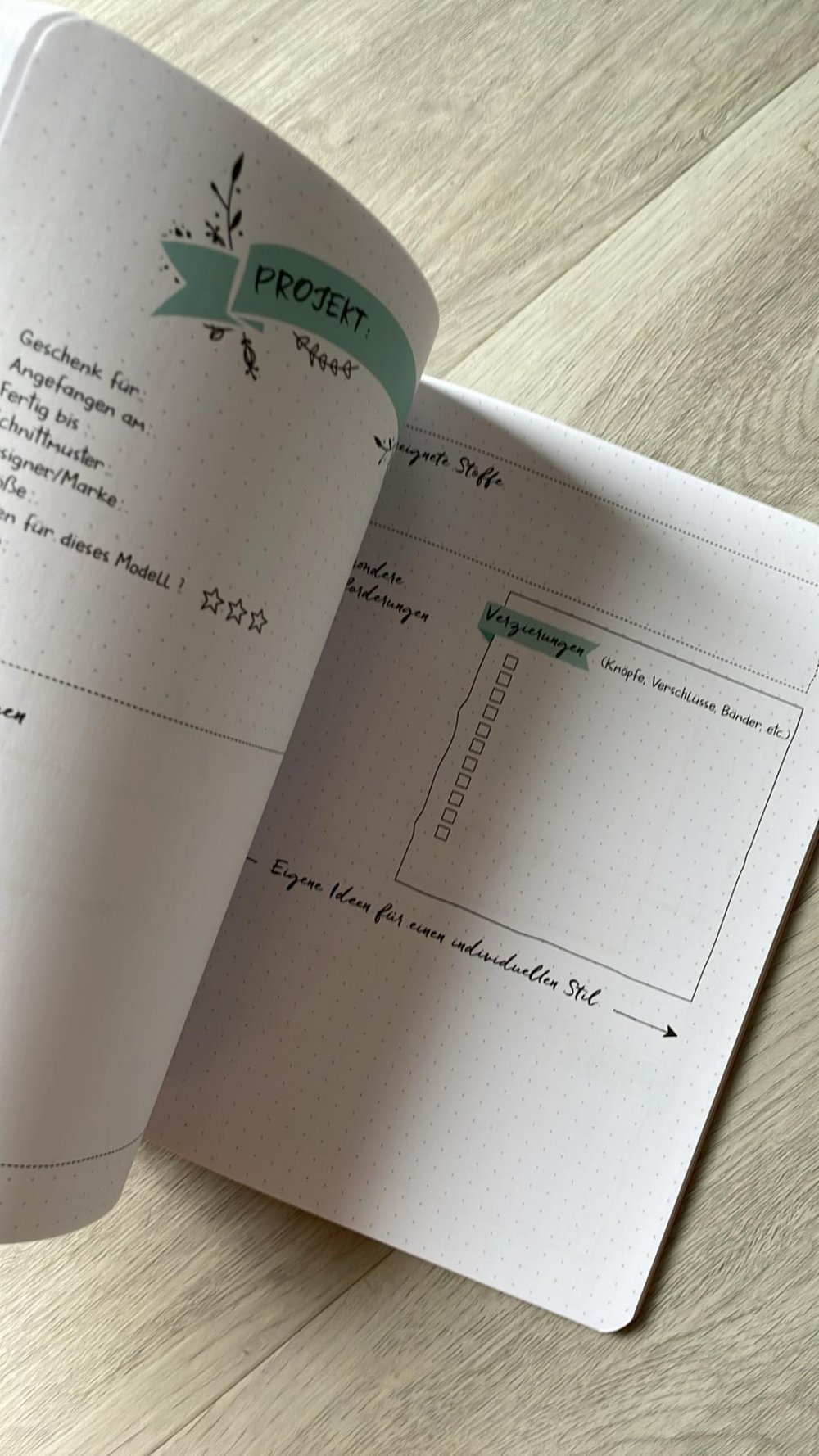 Mein perfektes Projektbuch Nähen 