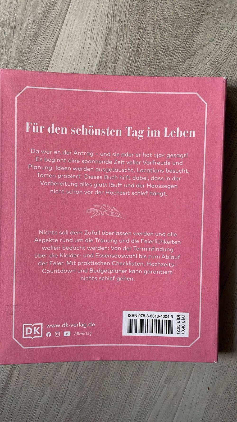 Unser Hochzeitsplaner mit Checklisten 