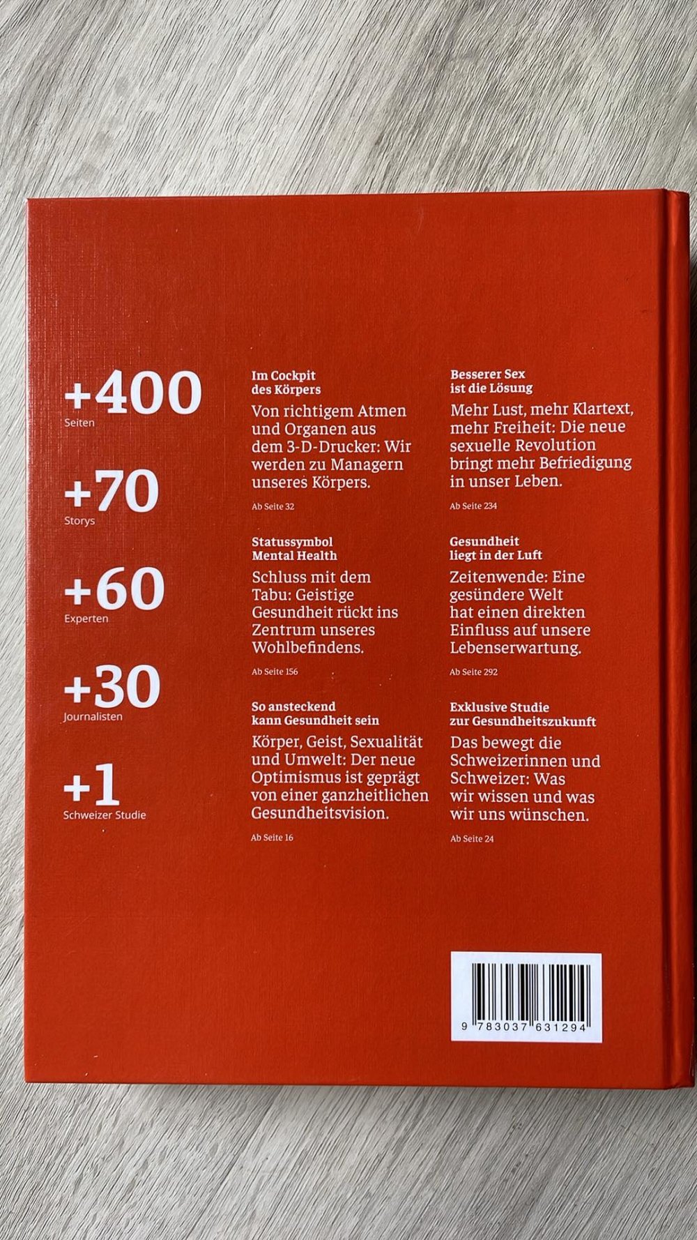 Sanitas Health Forecast Titel: Der neue Optimismus – Die Gesundheit der Zukunft - Edition 2021