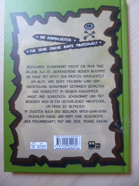 Der kleine Seeräuber SCHOKOBART Jörg Schröder Matti Schröder 