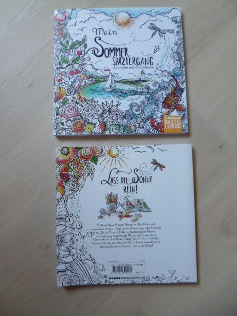 Mein Sommerspaziergang Ausmalen Buch Bastei Lübbe 